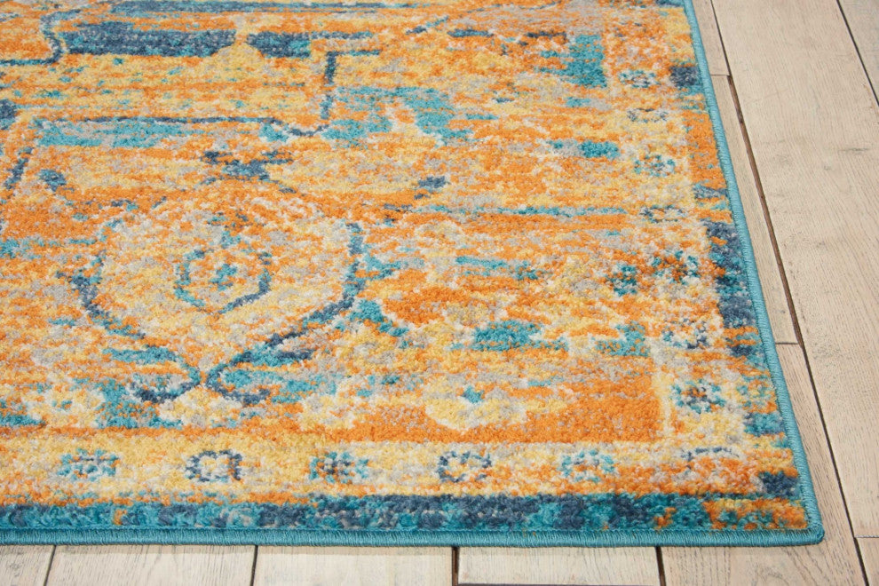 7' X 10' Sunset Power Loom Area Rug
