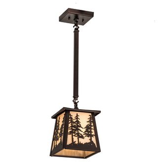 7 Square Tall Pines Pendant