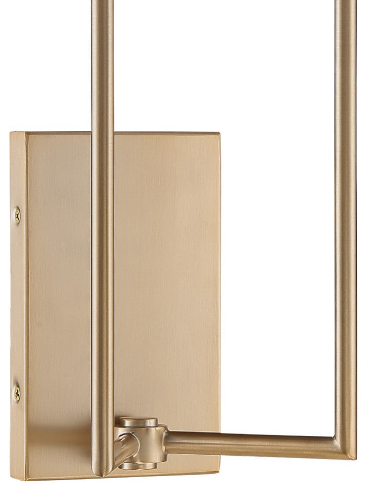 Lena 2 Light Vibrant Gold Wall Mount