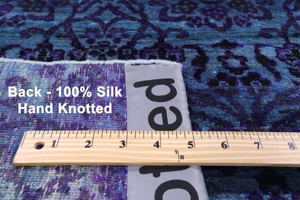 Persian Silk Handmade Rug 5' 4" X 7' 10" Q6814