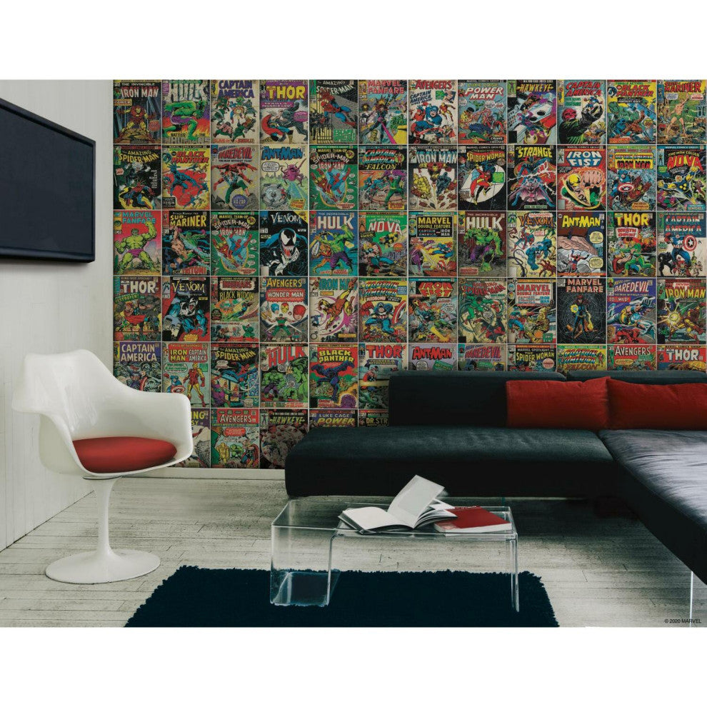 Marvel Comic Cover Peel And Stick Mural