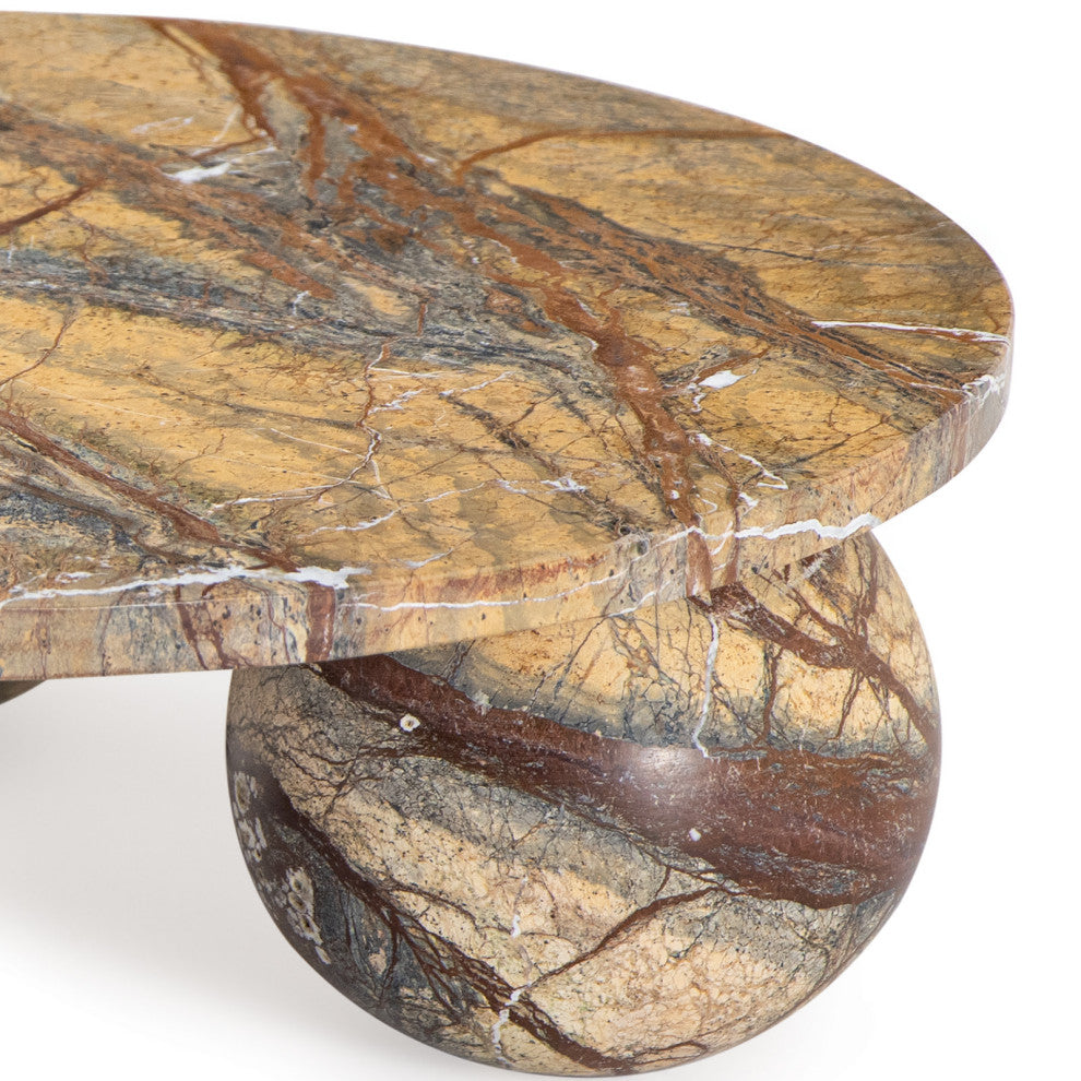 Regina Andrew Marlow Marble Plate Large, Brown