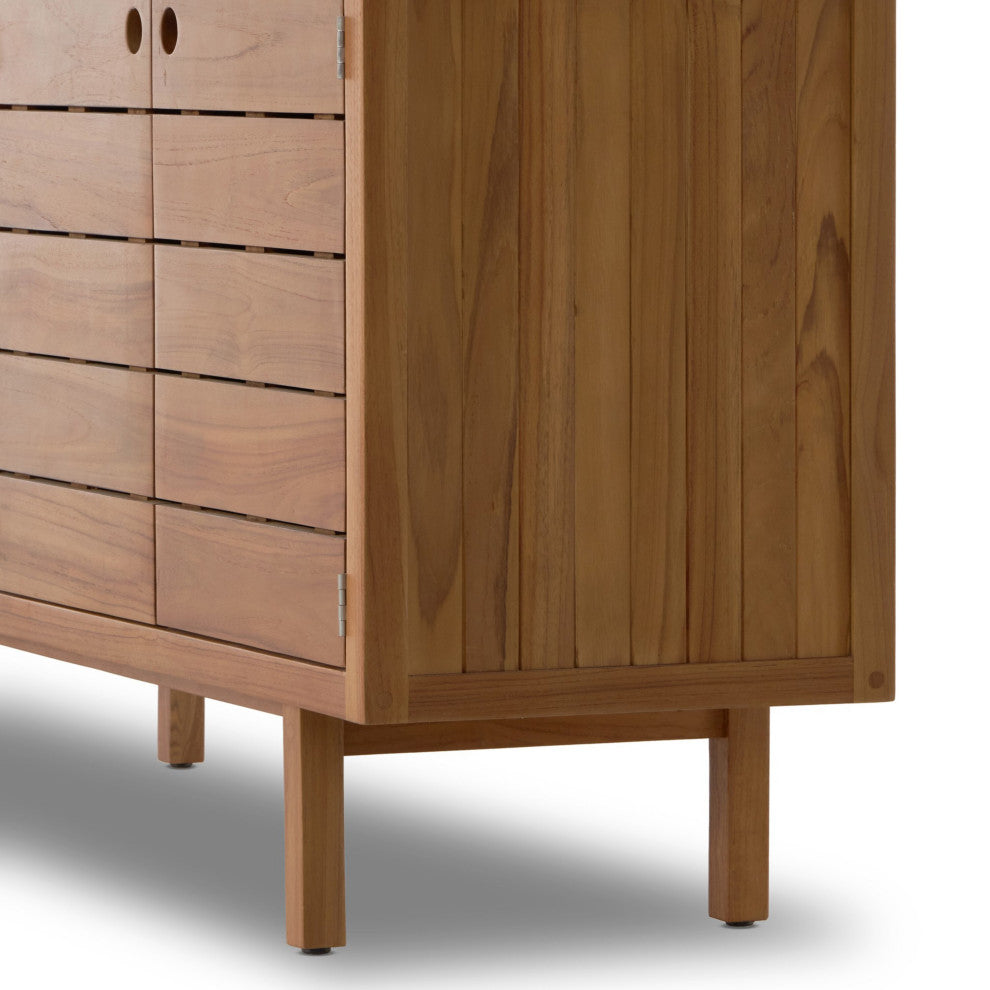 Lula Outdoor Sideboard Natural Teak, Fsc
