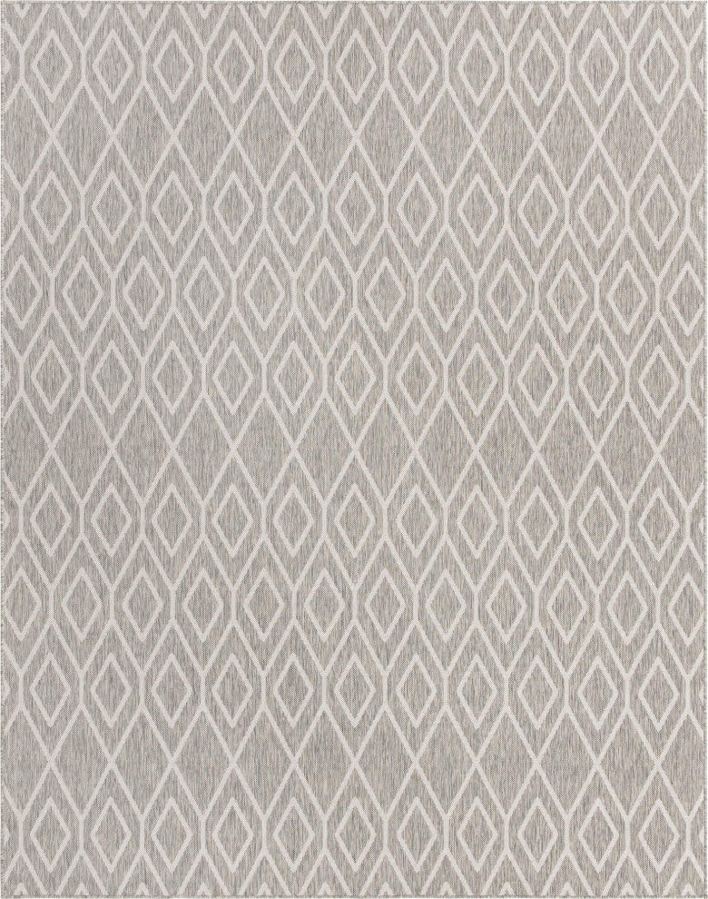Rug Jill Zarin Jill Zarin Outdoor Gray Rectangular 7' 10 x 10' 0