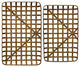 Paracel Natural | Industrial Traditional | Set of Two Bamboo Trays
