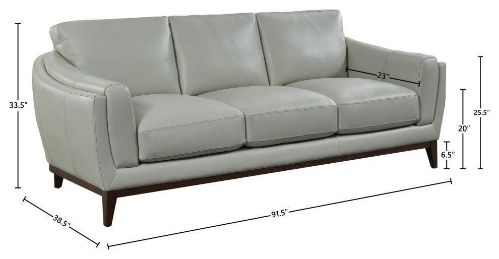 Rio Top Grain Leather Sofa