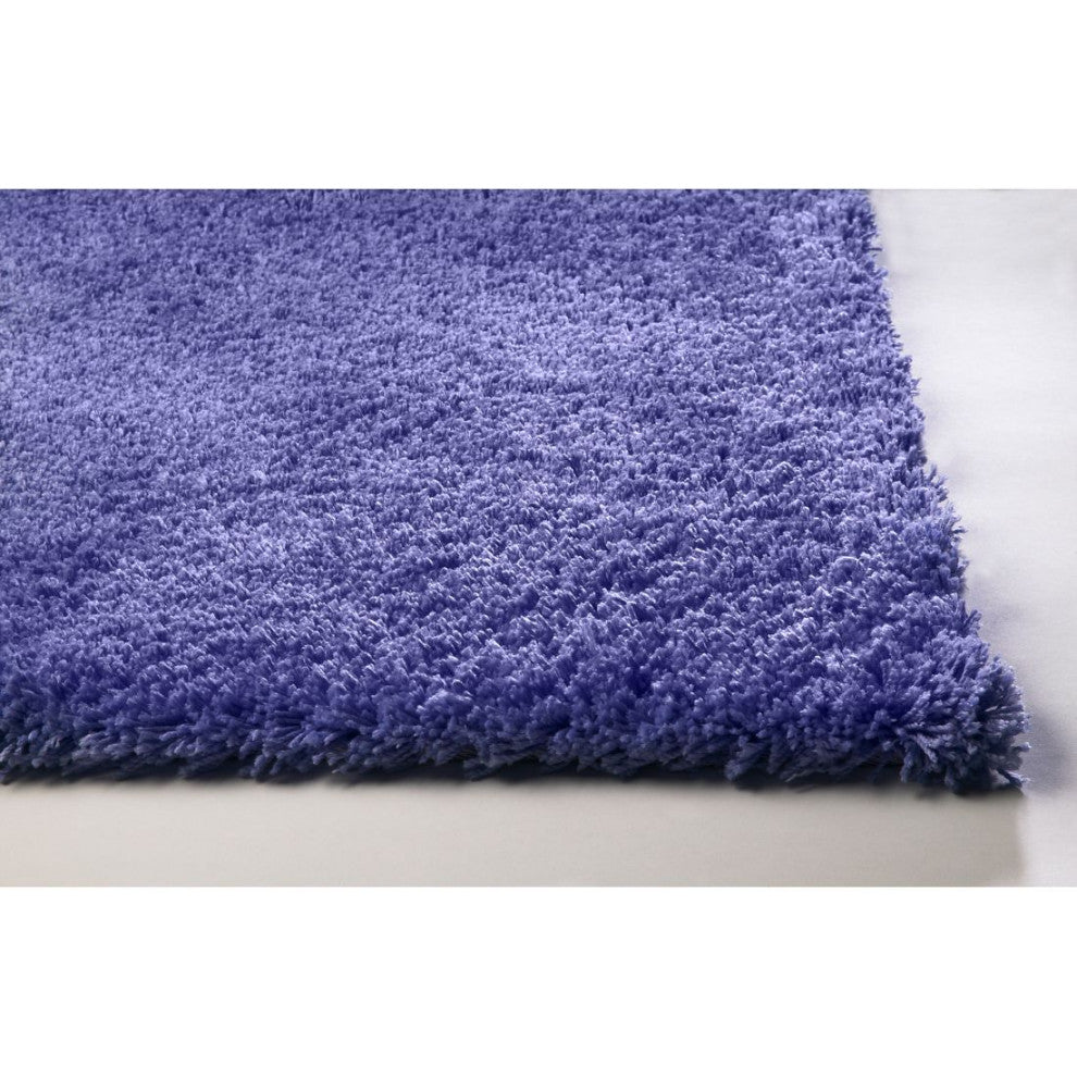 KAS Bliss 1573 Purple Shag Area Rug, 2'3" x 7'6" Runner
