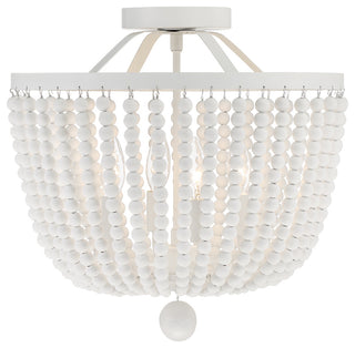 Rylee 4 Light Matte White Ceiling Mount