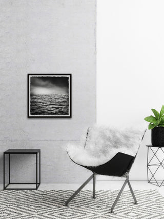 "Ocean Storm" Framed Painting Print, 32x32