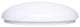 19 inch - Flush Mounted LED Fixture - CCT Selectable - Round - White Acrylic - w