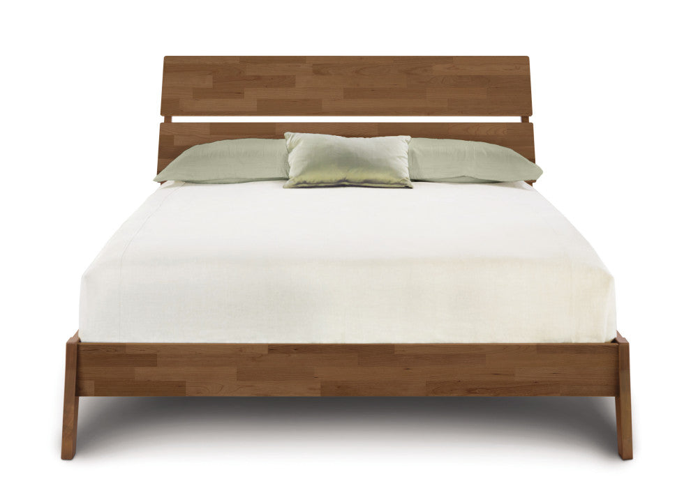 Linn Bed, Saddle Cherry, King