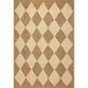 Nuloom Sabina Diamond Trellis Indoor/Outdoor Area Rug, Brown 2'x8'