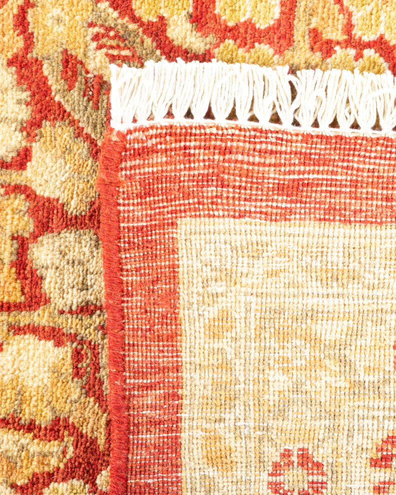 Mogul, One-of-a-Kind Hand-Knotted Area Rug Orange, 6' 2" x 8' 6"