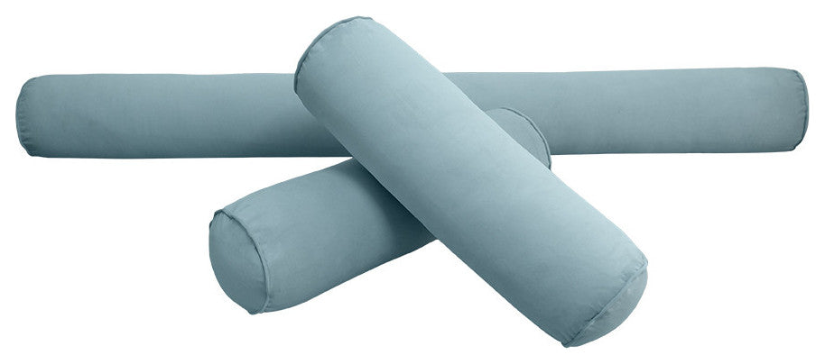 STYLE V6 TwinXL Velvet Pipe Trim Indoor Daybed Bolster Pillow |COVER ONLY| AD355