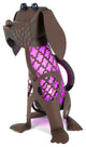 15.5" Solar Lighted Garden Meadow Dog