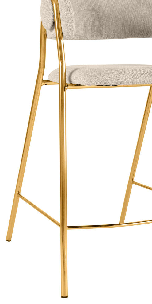 Lara Cream Counter Stool, Set of 2