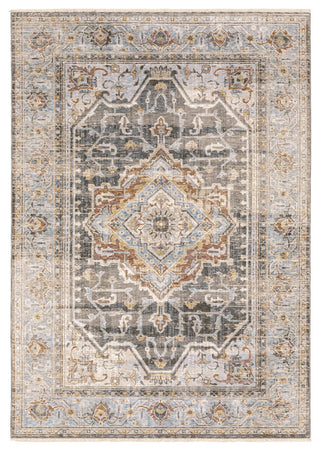 Maharaja 1803X Grey/Blue 2' x 3' Rug