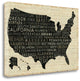 "Usa V" By Pela Studio, Giclee Print on Gallery Wrap Canvas, Ready to Hang