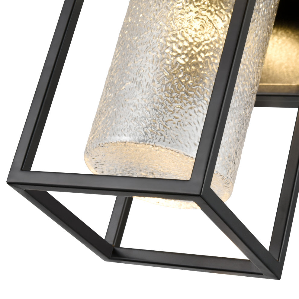 LED Light 5.5 in. Powder Coated Black Outdoor