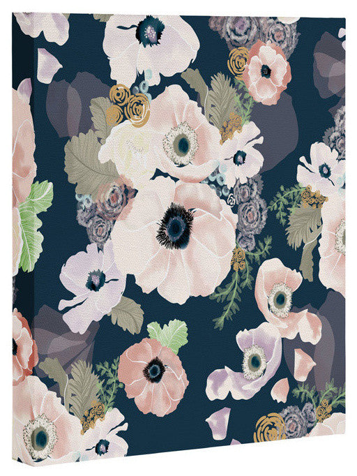 Deny Designs Khristian A Howell Une Femme In Blue Art Canvas