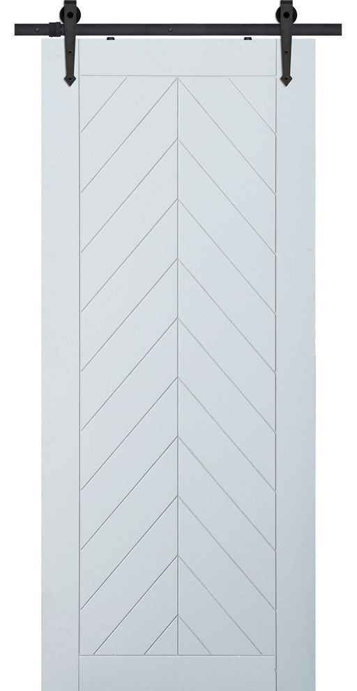 Chevron Barn Door, 48"x96"