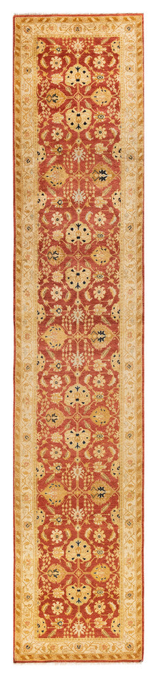 Thandwe One-of-a-Kind Hand-Knotted Runner Orange, 3'0"x14'7"