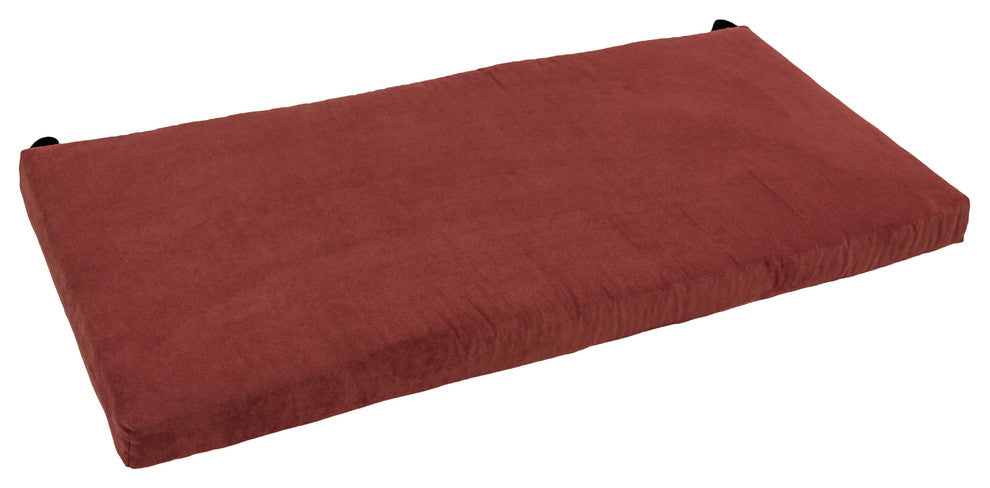42"x19" Micro Suede Loveseat Cushion, Red Wine