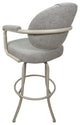 Swivel Counter 26", 30" or Extra Tall 34" Metal Bar Stool M-70, Portwood Ash - Beige, 26"