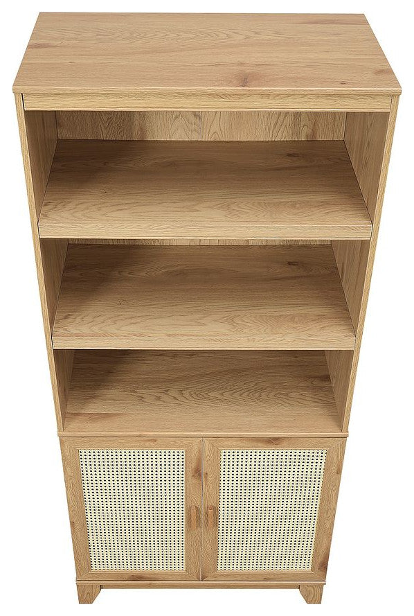 Manhattan Comfort Sheridan Bookcase Cabinet, Set of 2