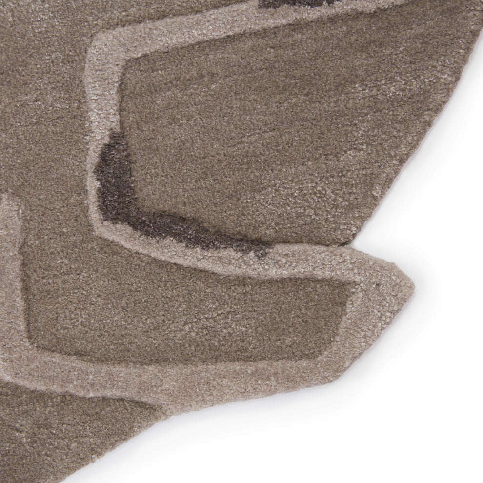 Jaipur Living Hokona Handmade Geometric Gray Area Rug, 9'x10'8" Irr
