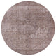 Ahgly Company Indoor Round Mid-Century Modern Area Rugs, 3' Round