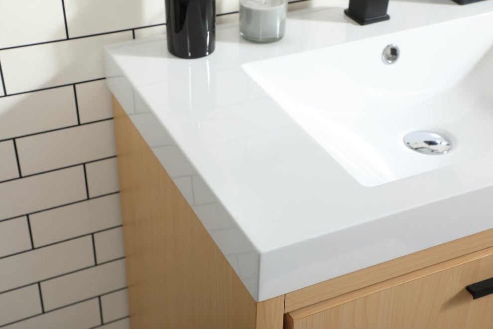 Walker 30" Single Bathroom Vanity, Maple
