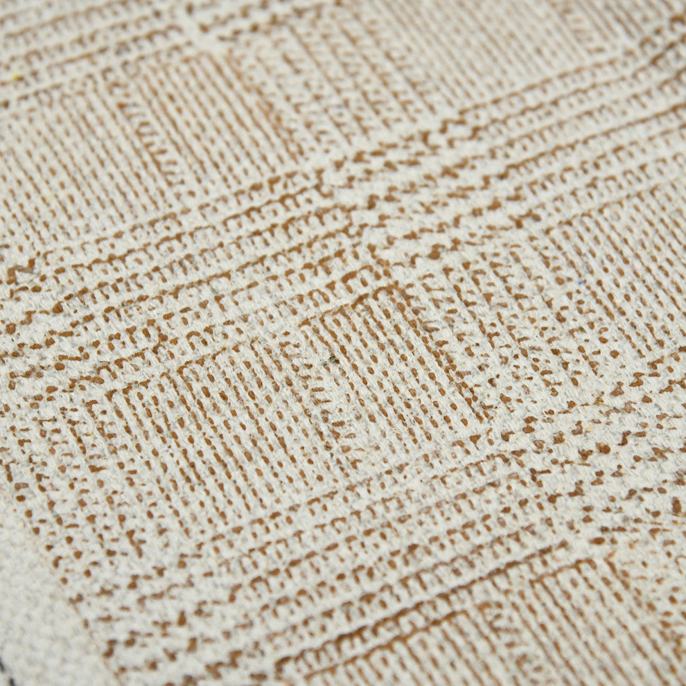 DUNE Briel Area Rug, Brown, 5' x 7'6", Geometric