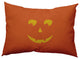 Halloween Jack-O-Lantern Left Accent Pillow, Nutmeg, 14"x20"