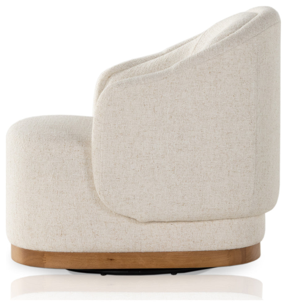 Martine Swivel Chair-Omari Natural