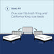 Headboard, Nailhead, King California Size, Pink, Velvet, Modern, Guest Suite