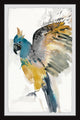 "Flying Festive Parrot" Framed Painting Print, 20"x30"