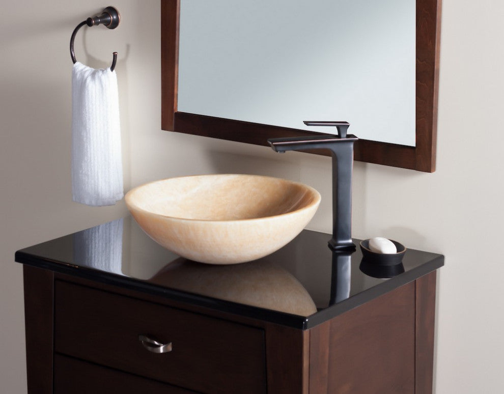 Novatto GF-368ORB STARKS Brass Waterfall Bath Faucet In Oil Rubbed Bronze