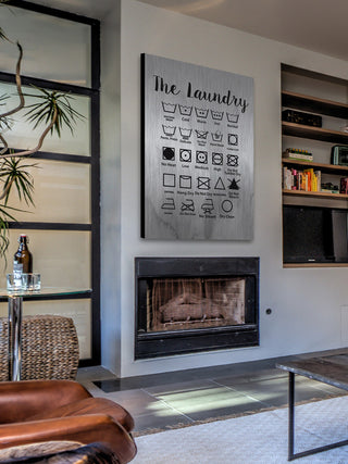 "The Laundry" Painting Print on Brushed Aluminum