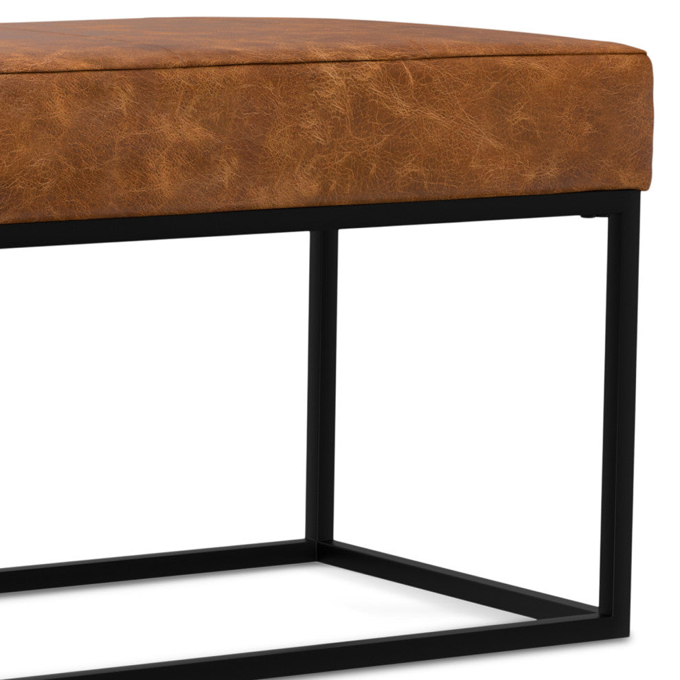 Candice Ottoman Bench, Tan