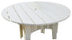 Carolina Preserves 48" Round Dining Table, White Wash