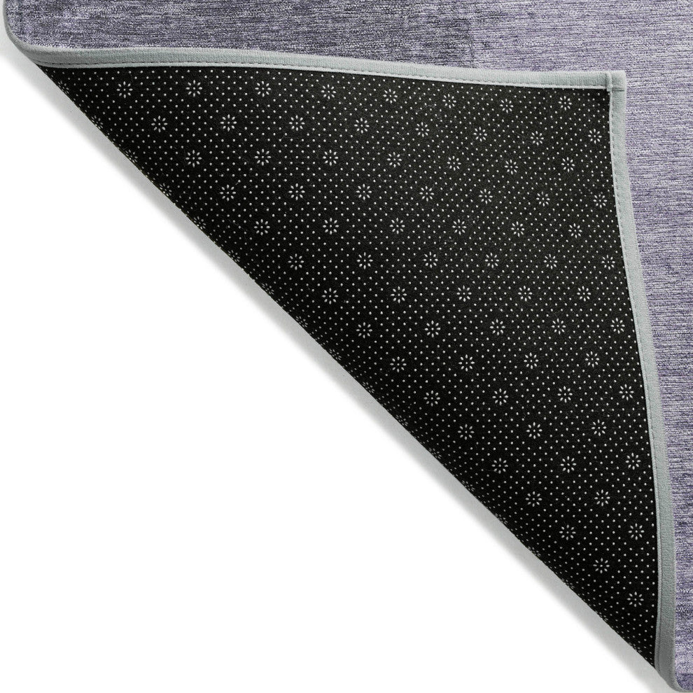 Machine Washable Indoor/Outdoor Chantille ACN1902 Purple 10' x 14' Rug