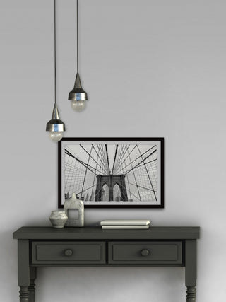 "Brooklyn Bridge Arches" Framed Painting Print, 30x20