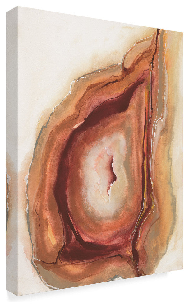 Chris Paschke ''Watercolor Geode V'' Canvas Art, 24"x18"