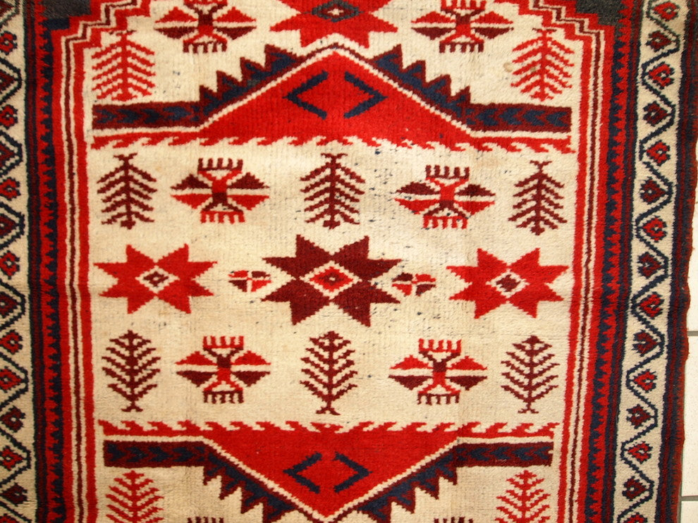 Consigned, Hand Made Vintage Turkish Anatolian Rug 2.8'x4.7', 1970