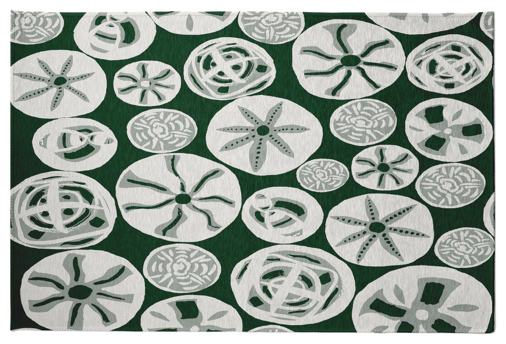 Algoa Treasure Rug, Green, 5'x7'
