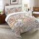 Laural Home Blushing Pale Pink Peonies Queen Duvet Cover