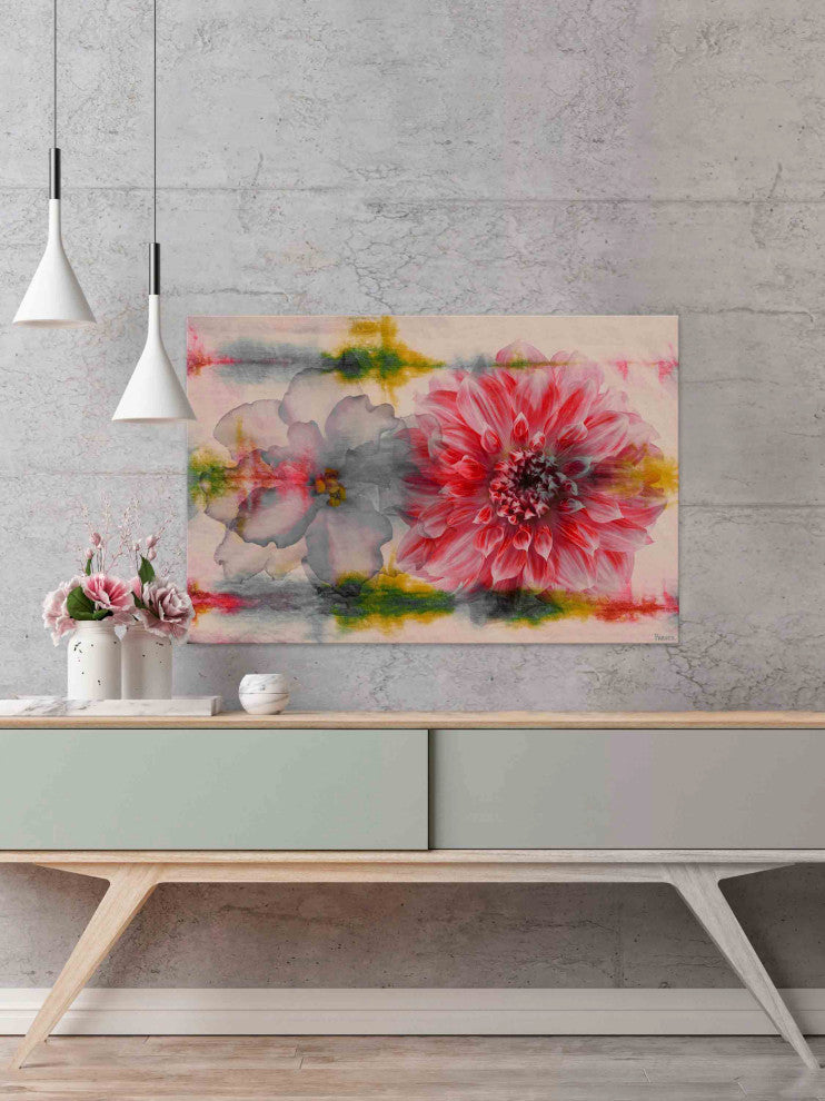 "Vibrant Pair" Fine Art Canvas Print, 18"x12"