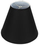 Fenchel Shades 6"x13"x11" Spider Attachment Empire Lamp Shade, Linen Black
