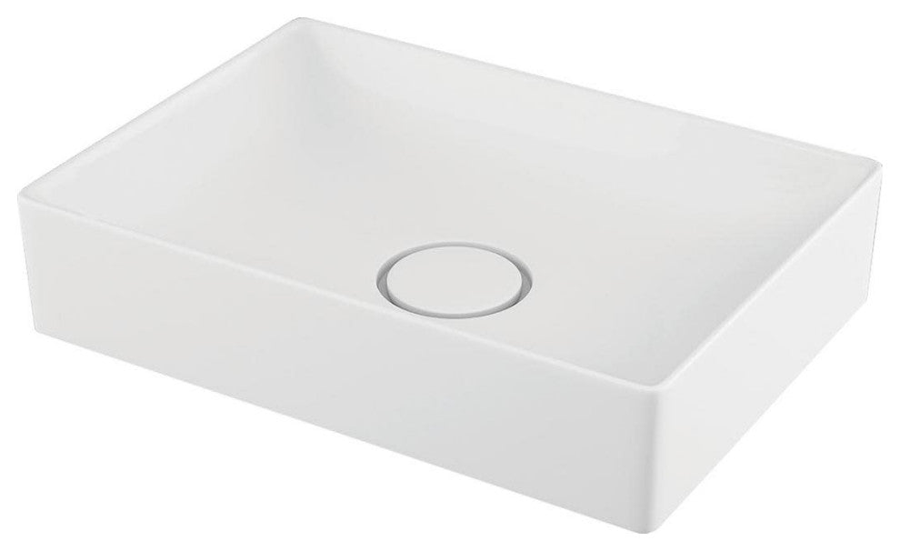 WS Bath Collections Vision 6050 Vision 19-11/16" Rectangular - Matte White